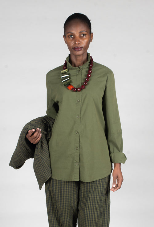 Mikumi Blouse in Khaki