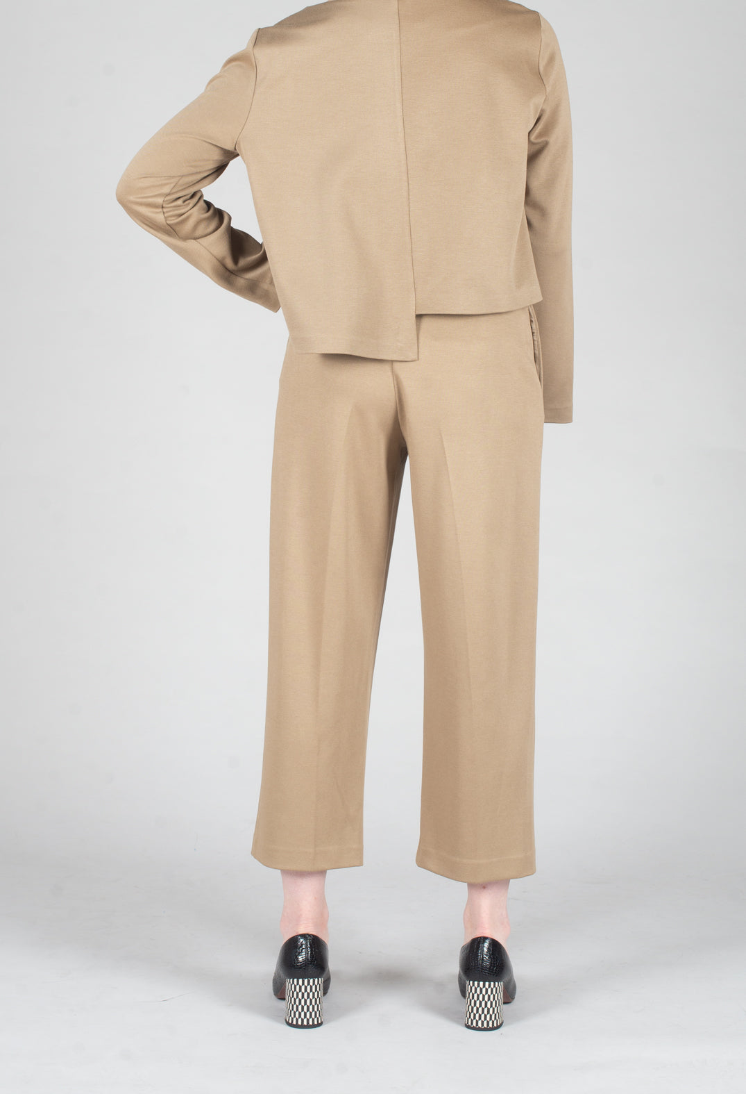 Straight Leg Trousers in Camel