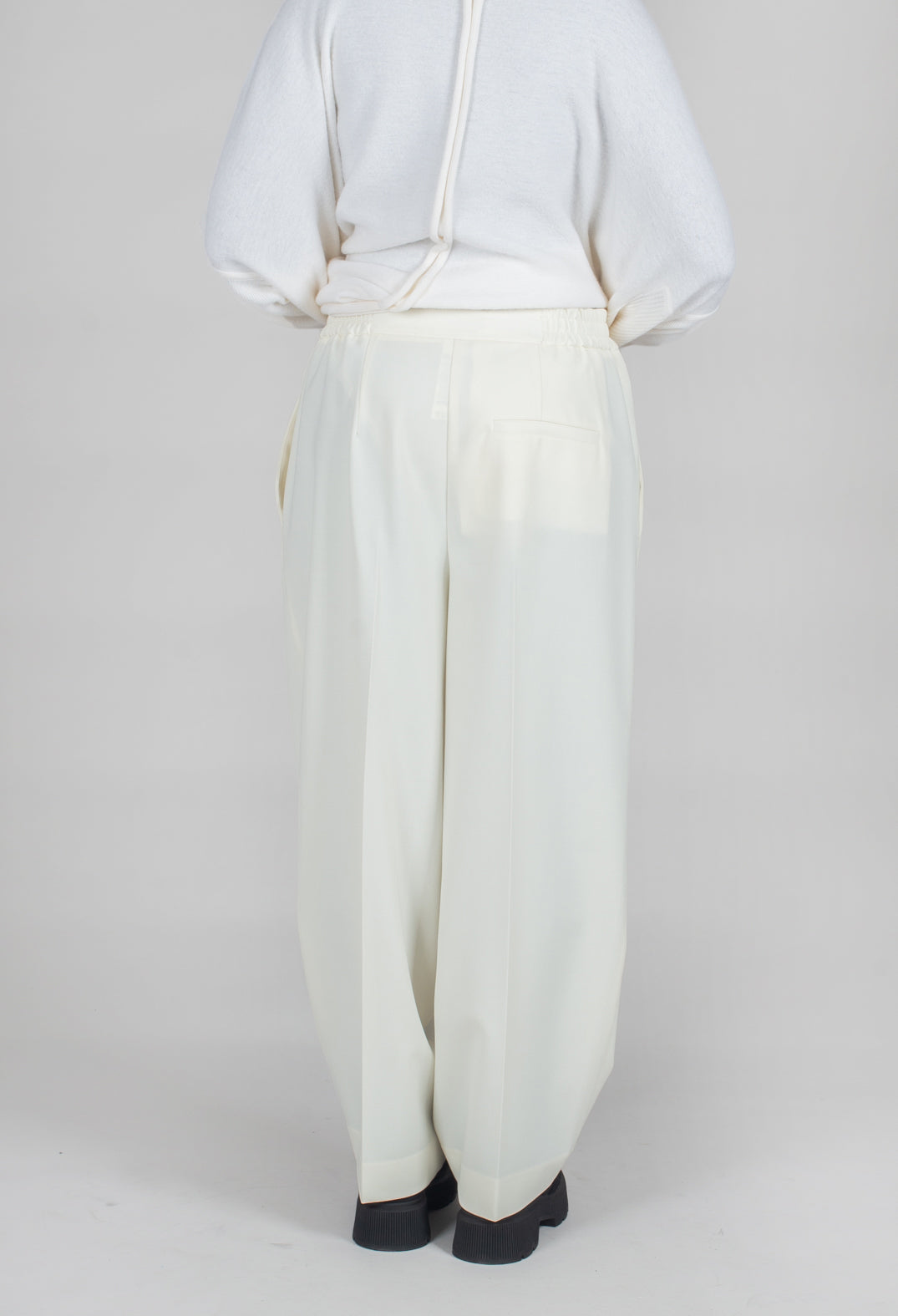 Twill Trousers in Cream