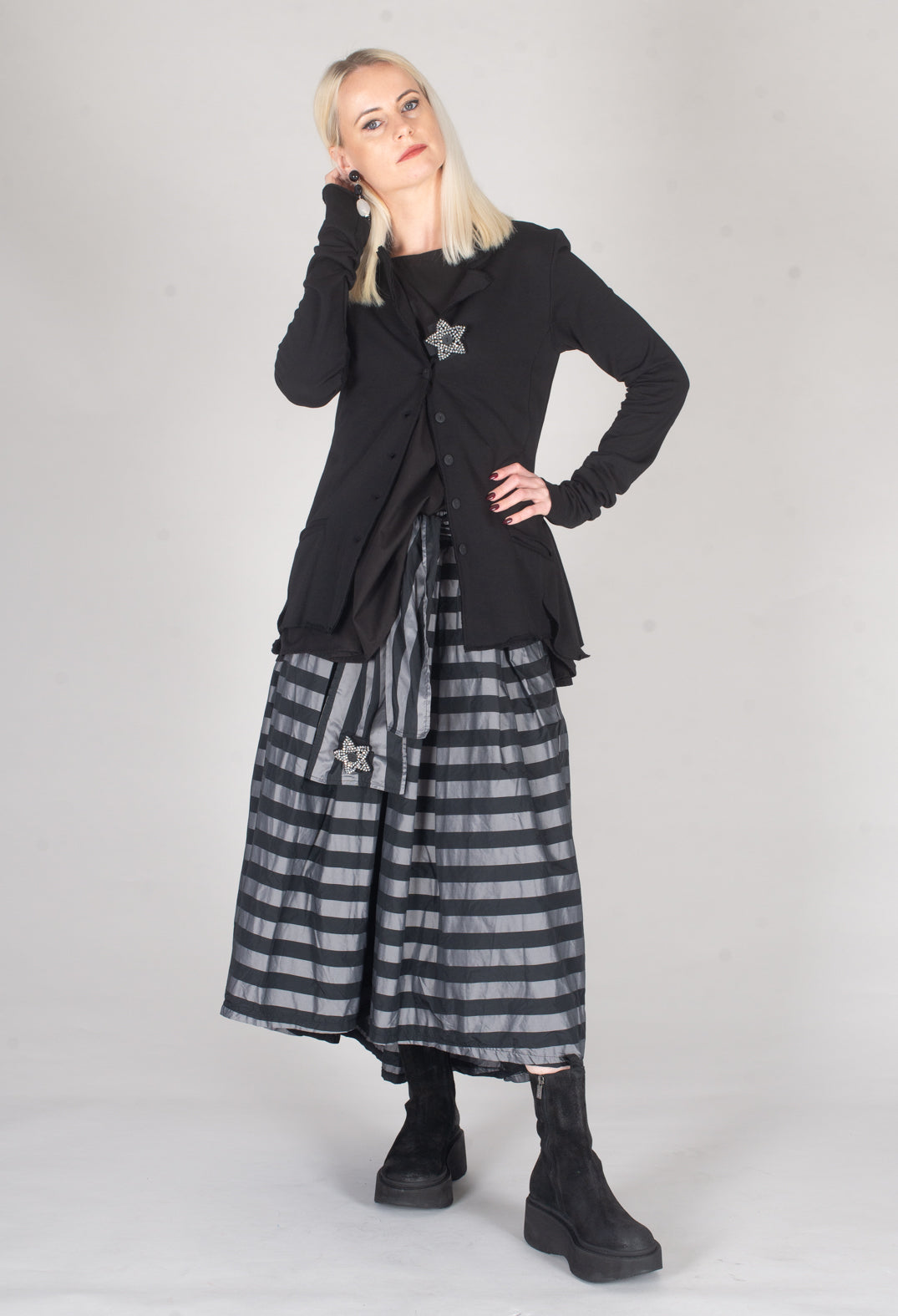 A New T Skirt in Stripe