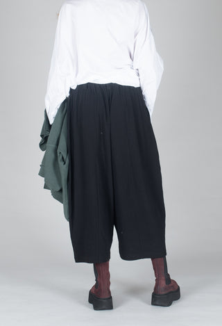 Wide Leg Trousers in Black