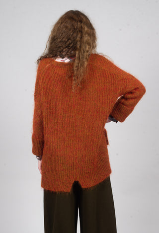 Mohair Knit Jumper in Tumeric