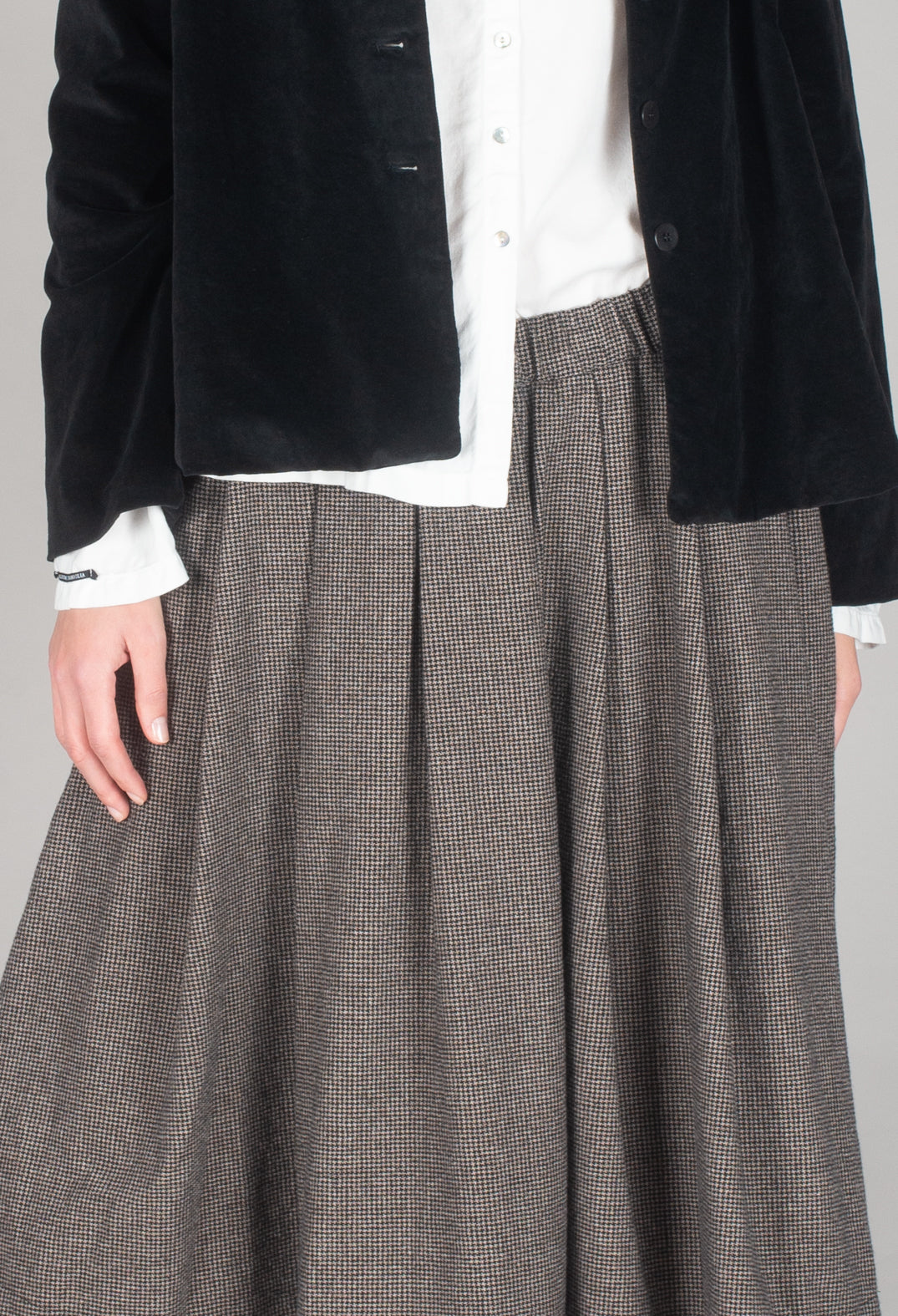 Pleated Skirt in Coffee