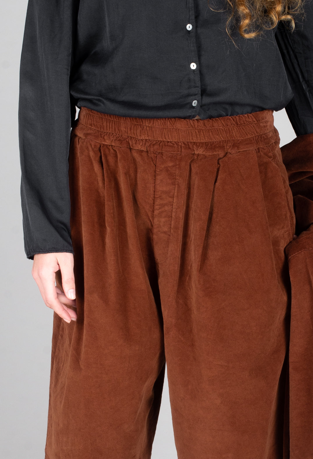 Velvet Bragoni Trouser in Rust