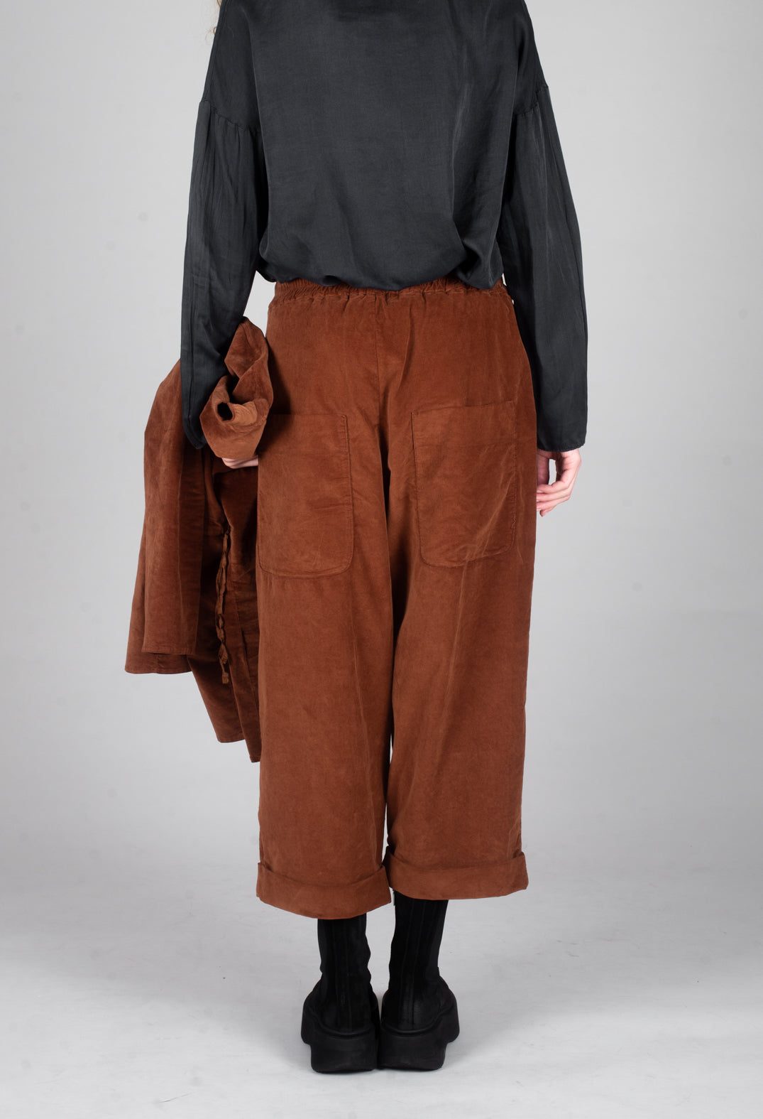 Velvet Bragoni Trouser in Rust