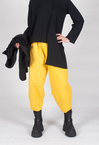 Balloon Leg Trousers in Yellow