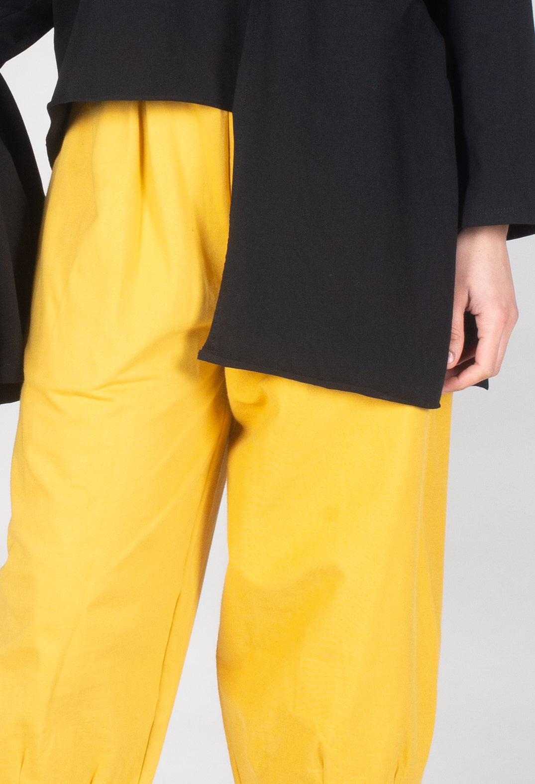 Balloon Leg Trousers in Yellow