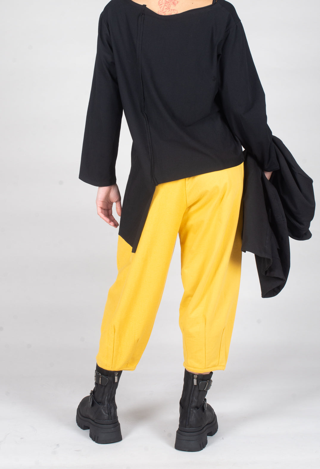 Balloon Leg Trousers in Yellow