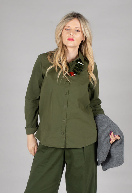 Mikumi Blouse in Khaki