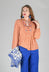 Bohemian Style Blouse in Orange