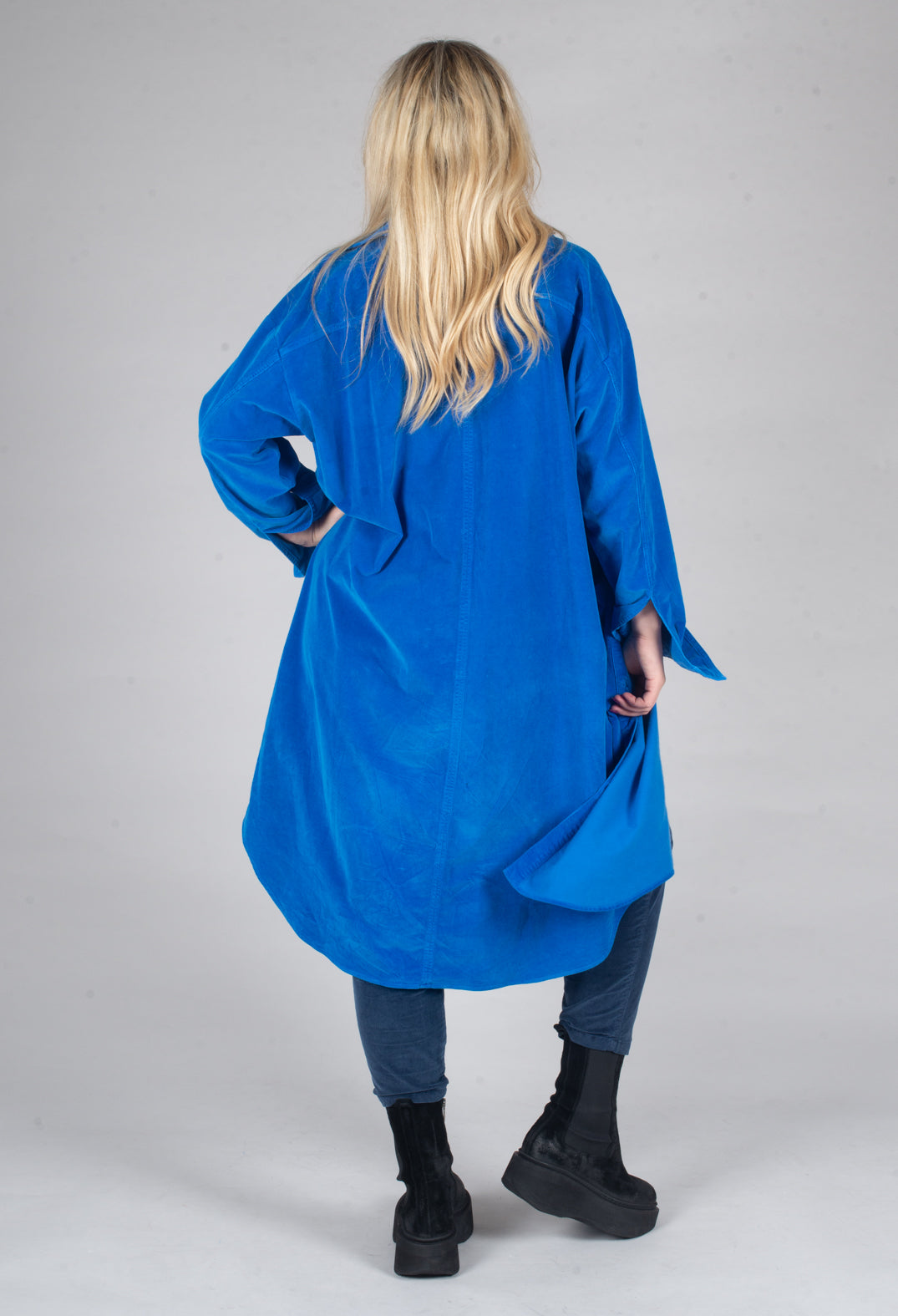 Babep Coat in Cobalt