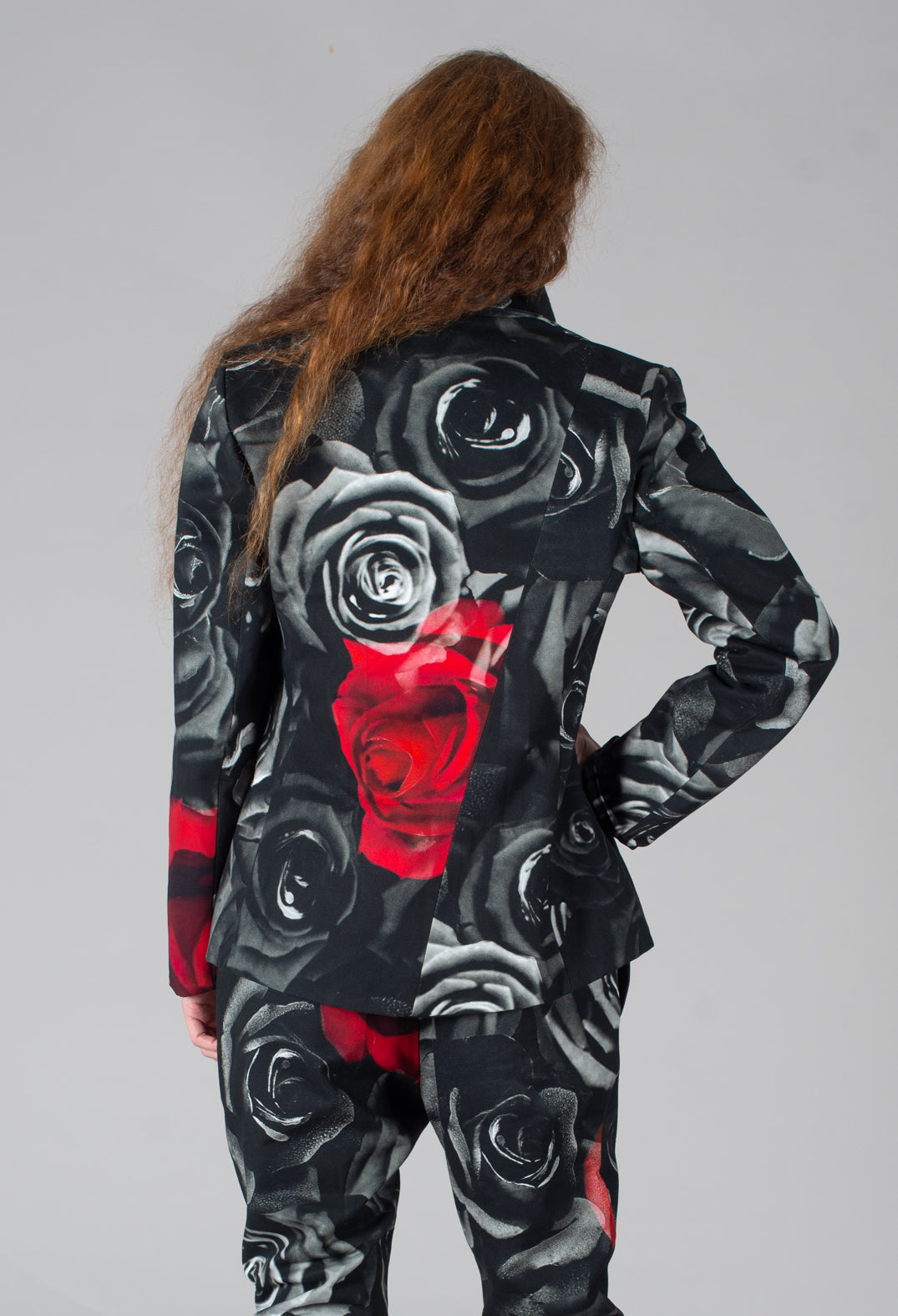 Rose 2024 print blazer