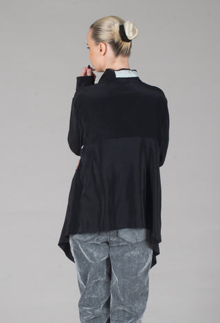 Adela Shirt in Black Speckle