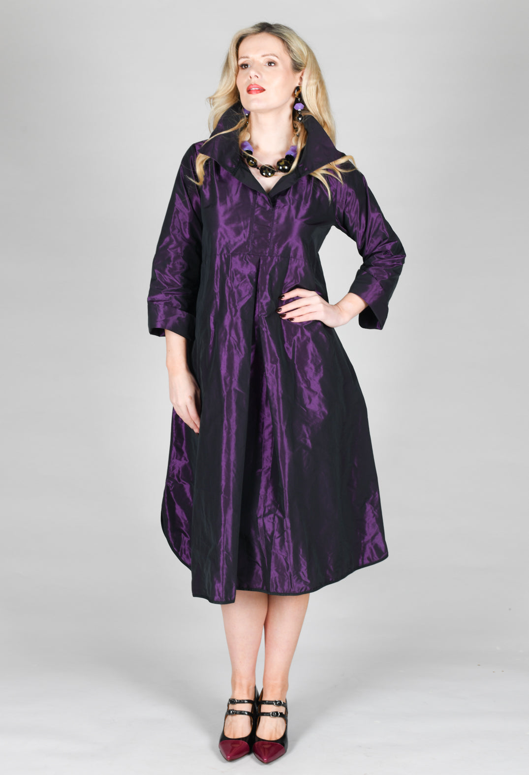 Hanover Dress in Plum