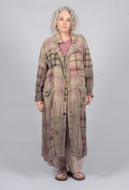 Haven Patchwork Coat in Oz Ombre