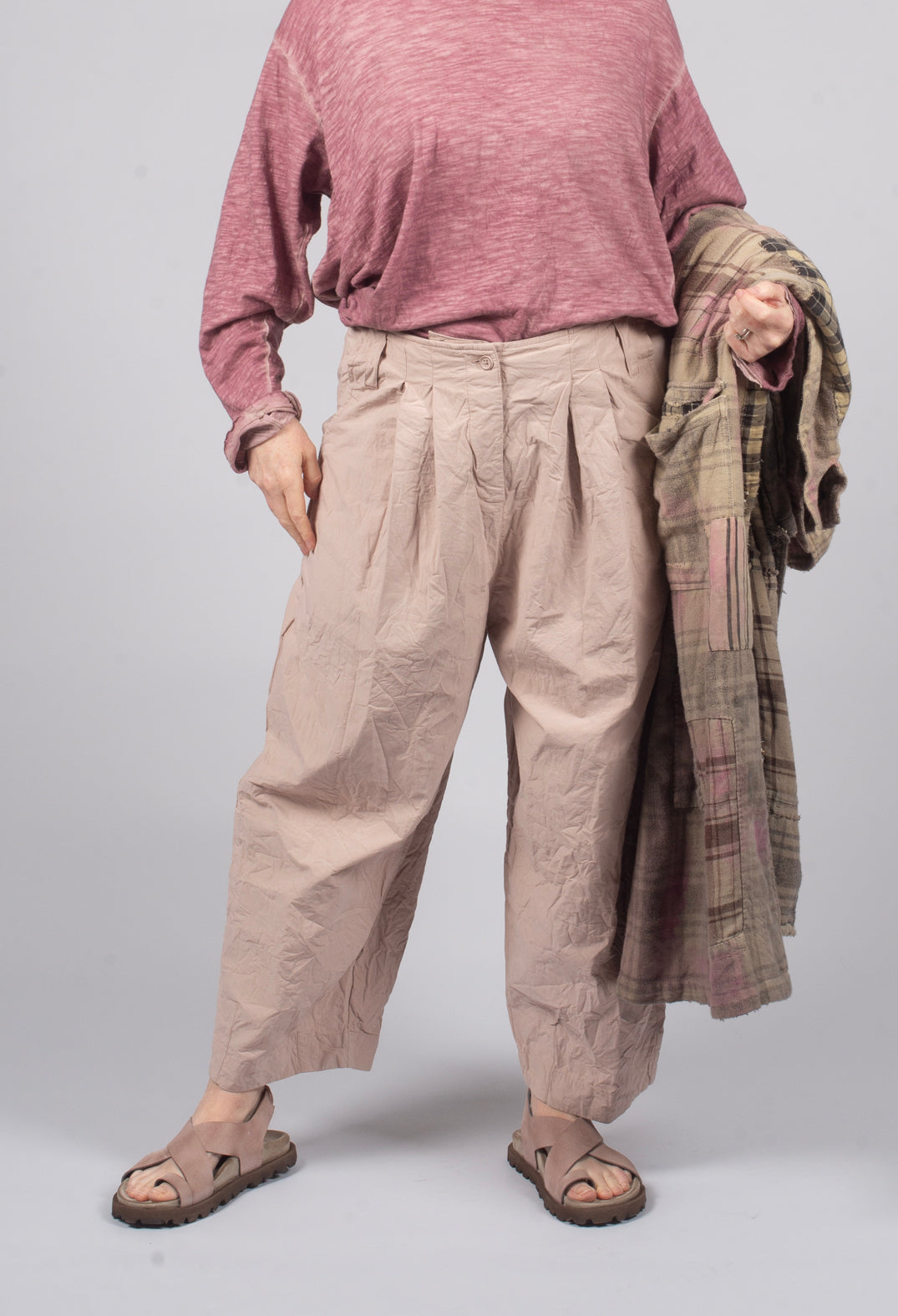 Botvi Trousers in Pale Mauve