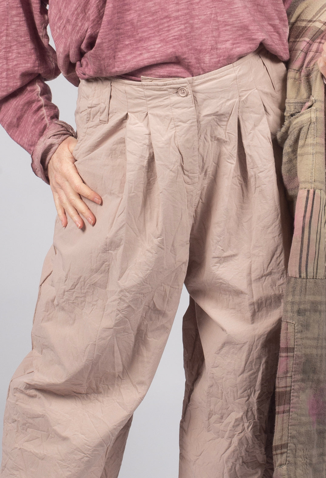 Botvi Trousers in Pale Mauve