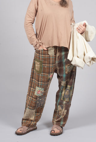 Miner Pants in Madras Espresso