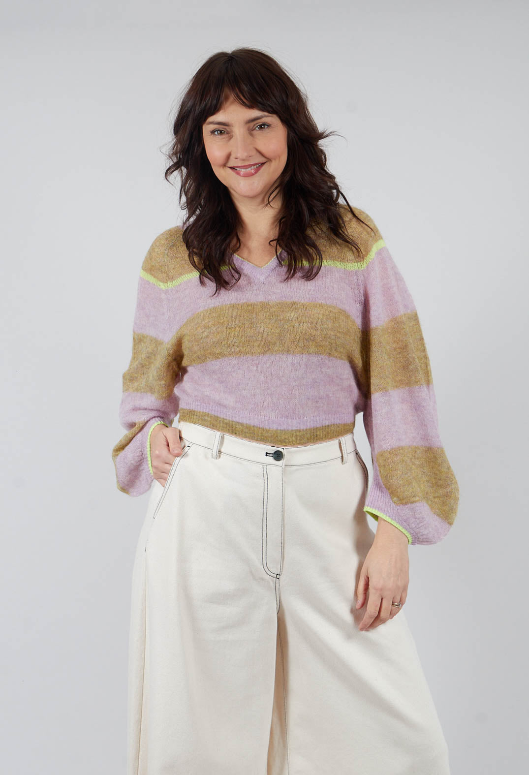 Day Knitted Sweater in Pink