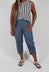 Denim Style Trousers in Indgio