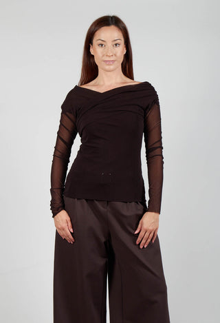 Draped Mesh Top in Java