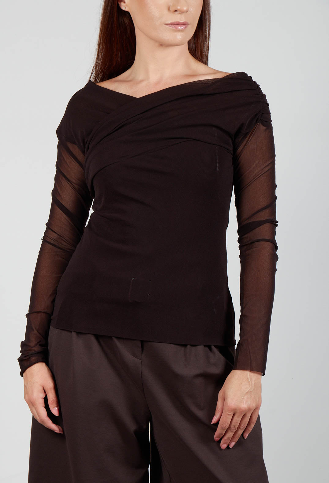 Draped Mesh Top in Java