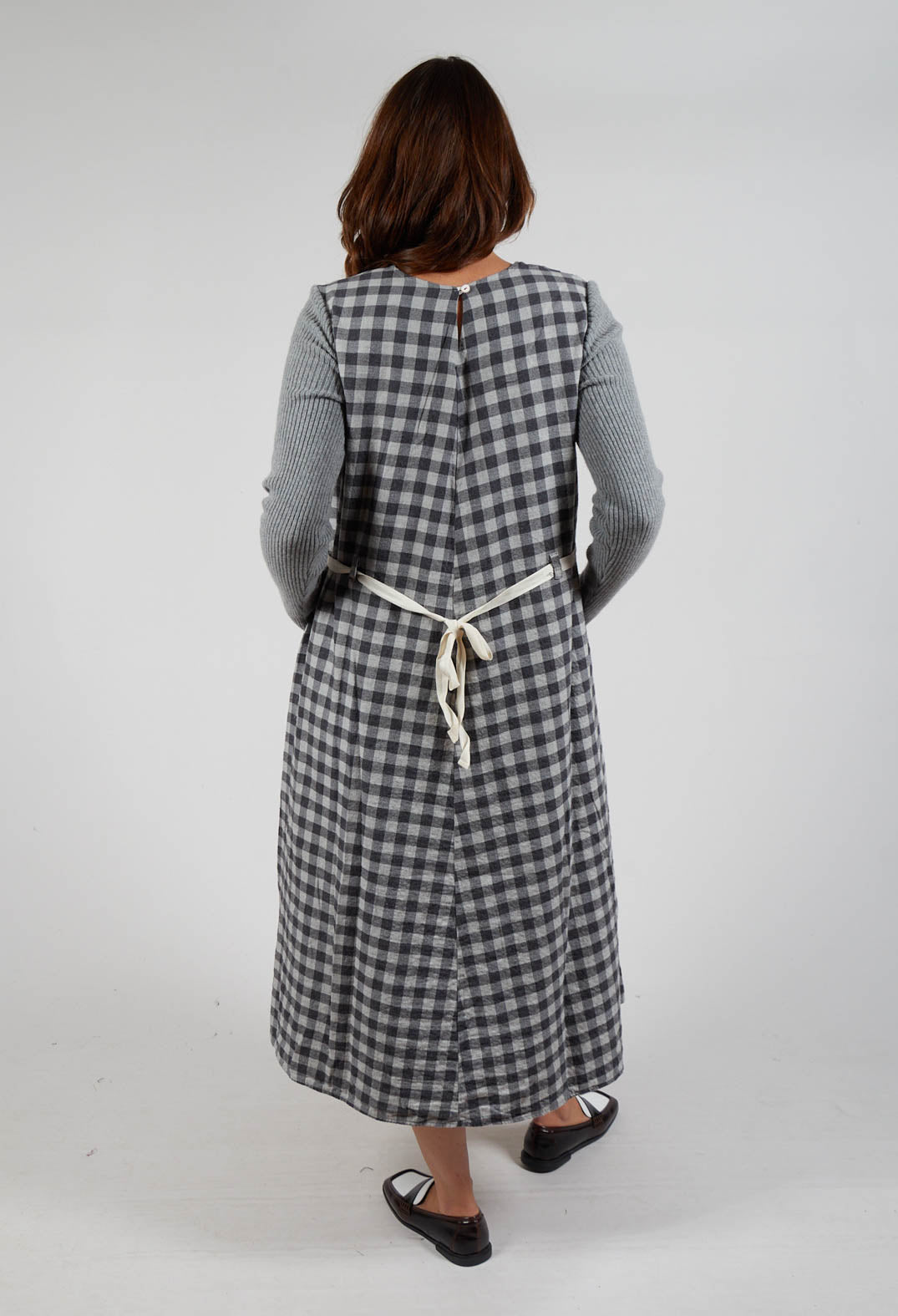 Dress Dea in Grey Check