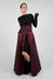 Dress Kivi2 In Black Burgundy