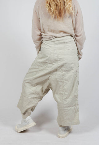 Drop Crotch Utility Trousers in Eraser