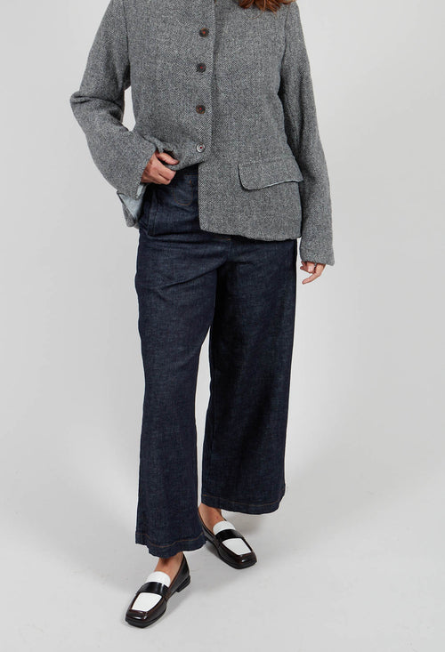 Pierfranca Trousers in Washed Denim