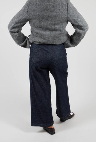 Pierfranca Trousers in Washed Denim