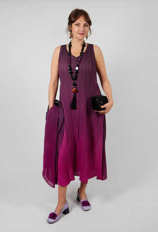 Estrella Dress in Mulberry Ombre