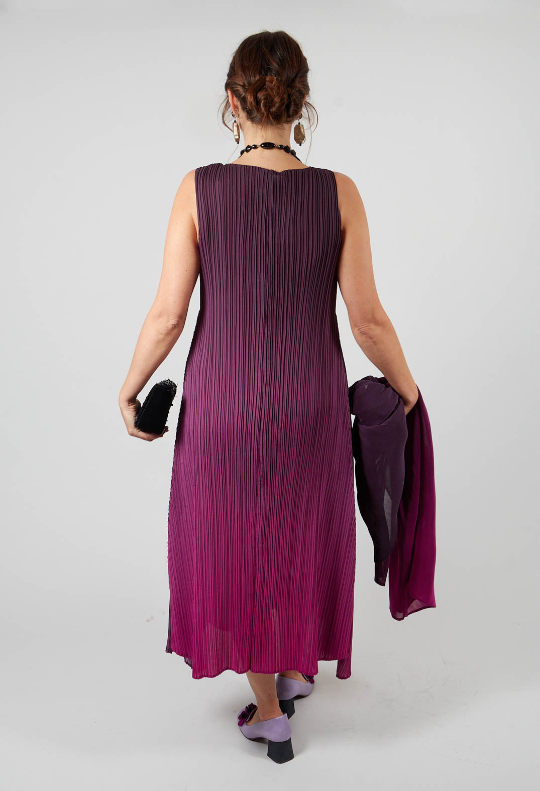 Estrella Dress in Mulberry Ombre