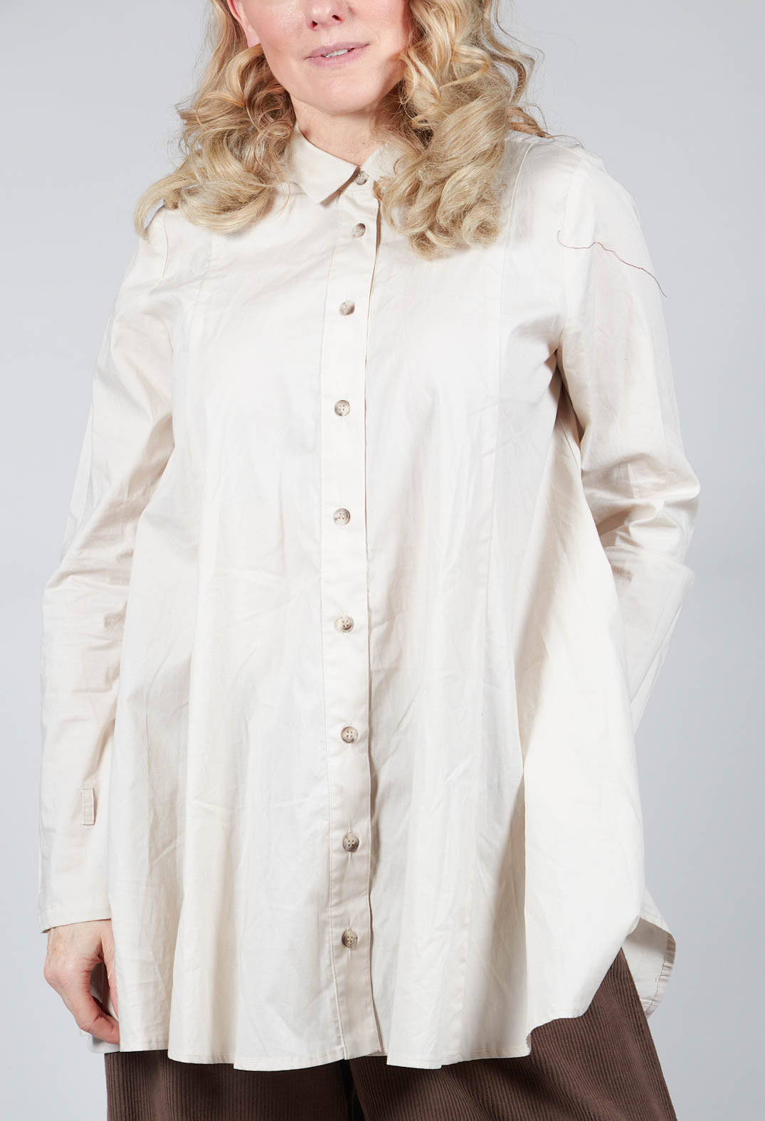A Line Shirt in Toison
