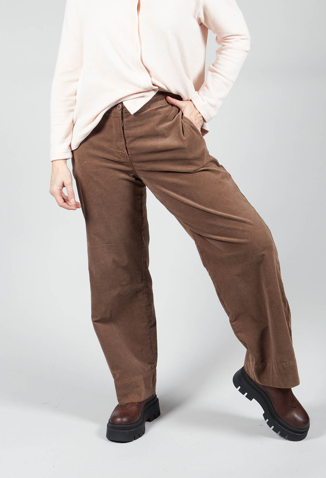 Dider Trousers in Taupe – Olivia May