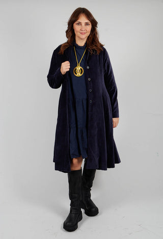 Majros Coat in Midnight Blue