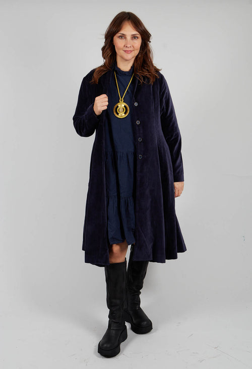 Majros Coat in Midnight Blue