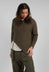 Rib Knit Jumper in Khaki