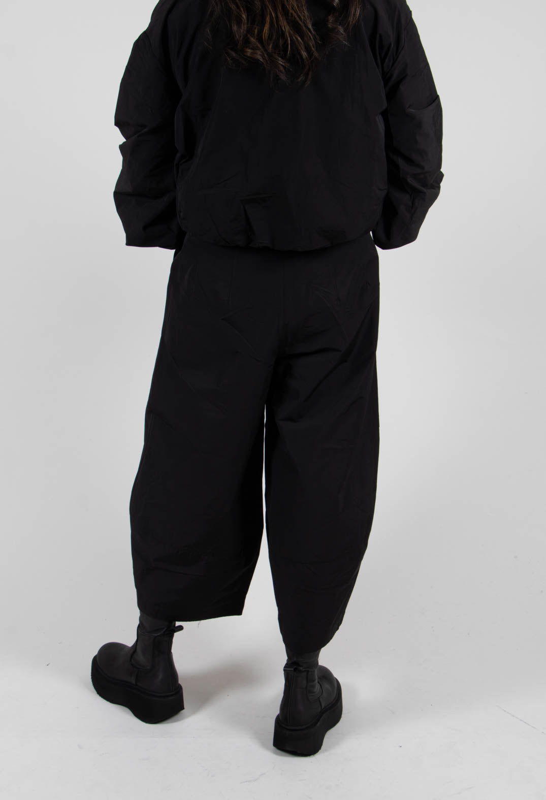 Fukkura Poplin Pants in Black