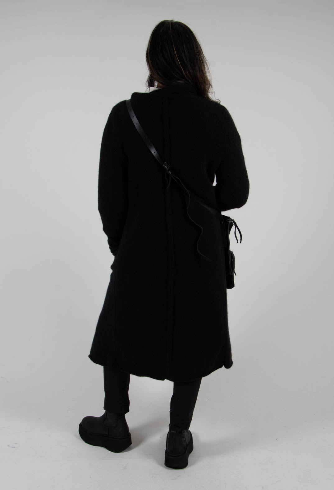 Long Cardigan in Black