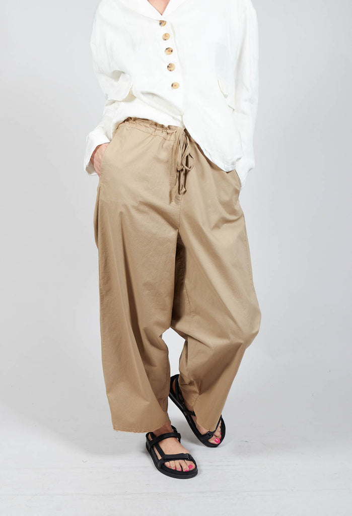 Pina Wide Leg Trousers in Beige – Olivia May