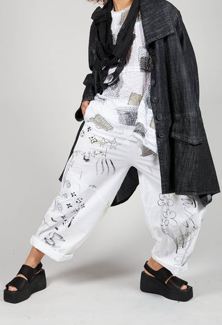 Signature Design Trousers in White