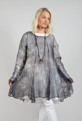 Oftier Voile Tunic in Versteck