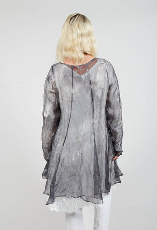 Oftier Voile Tunic in Versteck