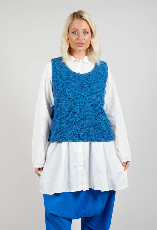 Doroton Teddybear Vest Top in Indigo