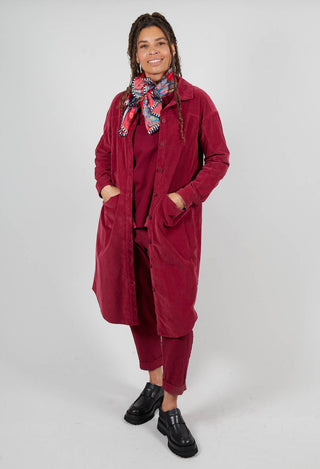 Babep Coat in Scarlet