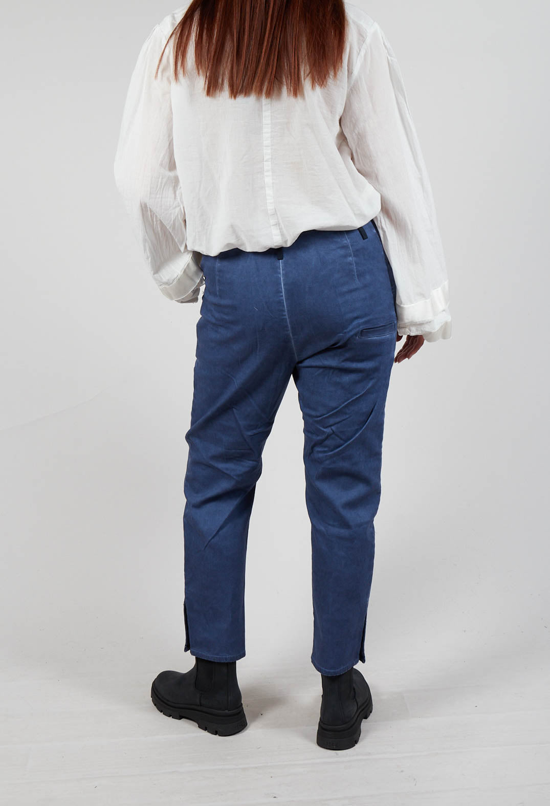 Bleached Jean Trousers in Original Blue