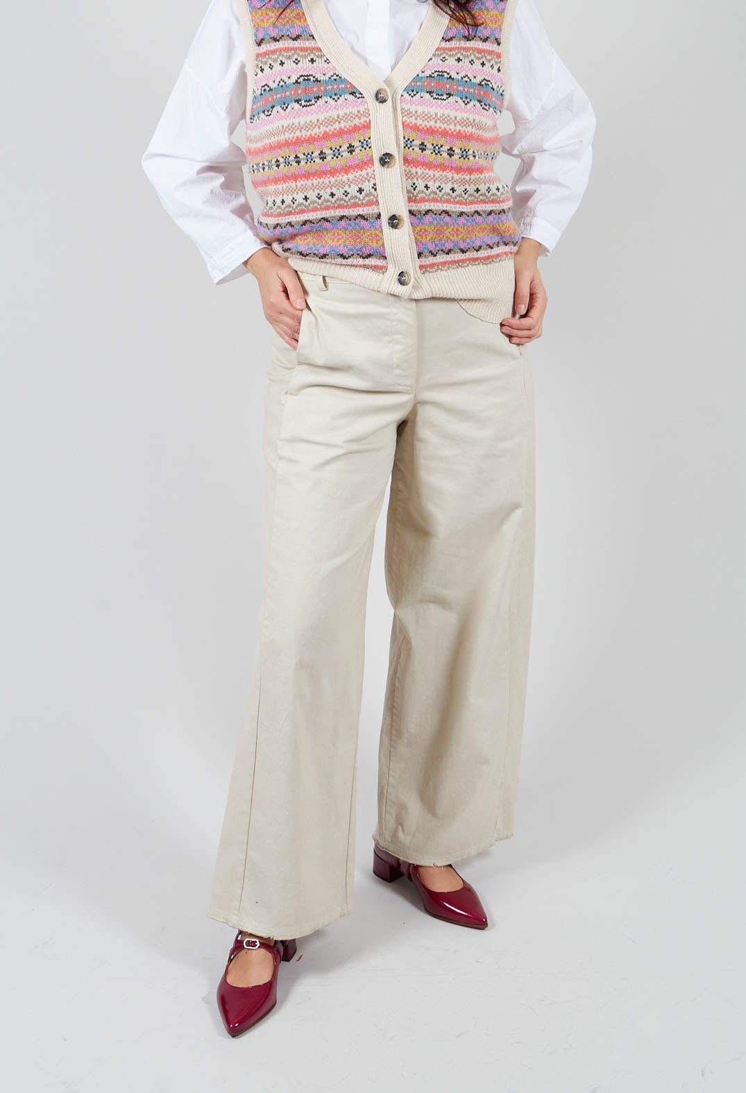 Pants Pura in Sand Old