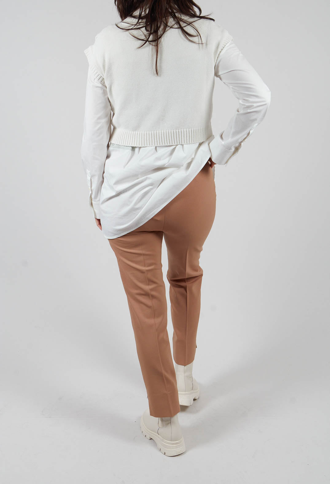 Cigarette Trousers in Camel