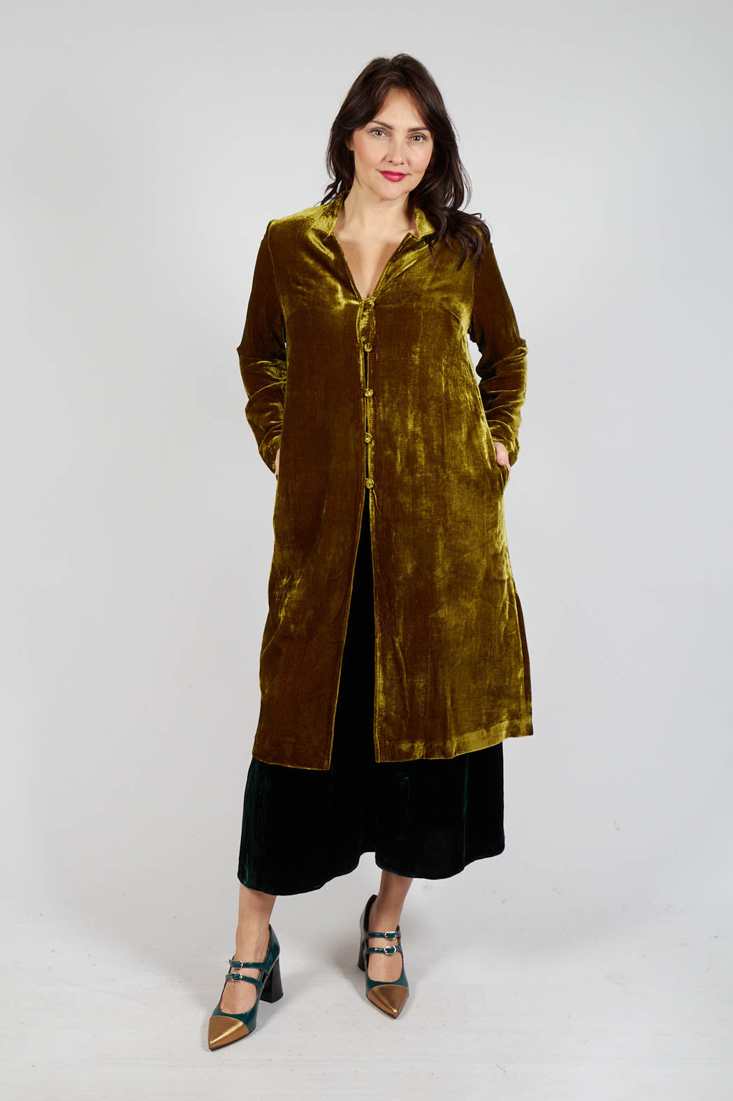 Edda Coat in Moss